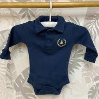 Body Gola Polo Manga Longa Urso Marinho/Bege Coquelicot 