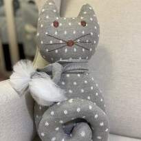 Gatinho em Tricot Cinza 