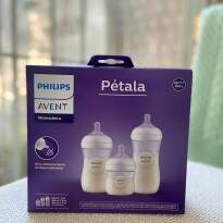 Kit Trio Mamadeiras Pétala 125ml 260ml e 330ml Avent