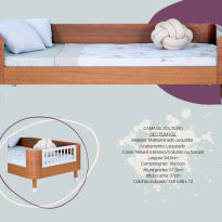 Cama Solteiro Pé de Meia Sleeper com Colchão