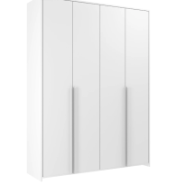 Roupeiro Modulado 4 Portas Branco Divicar