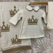 Conjunto Saída Maternidade Vestido Princesa 2926 
