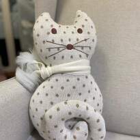 Gatinho em Tricot Natural