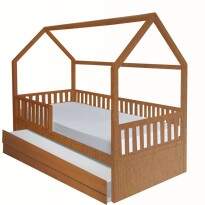 Cama Montessori 4 em 1 Mel com Cama Auxiliar Mel Puppi Mobile