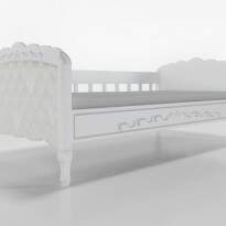 Cama Sofá Versailles Branca Timber Móveis