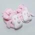 Pantufa Atoalhada Listrada Color Zip Toys Rosa