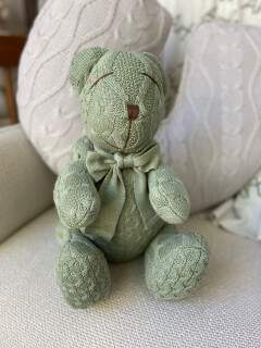 Urso Tricot Ralph Verde