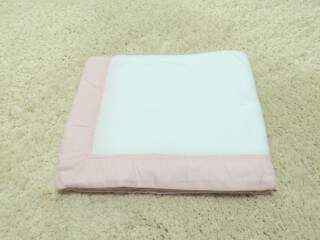 Manta Soft Branco/Rosa 101468