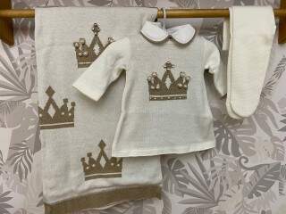 Conjunto Saída Maternidade Vestido Princesa 2926