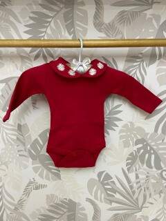 Body Gola Avulso Manga Longa 17069 Vermelho Coquelicot