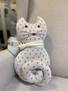 Gatinho em Tricot Natural